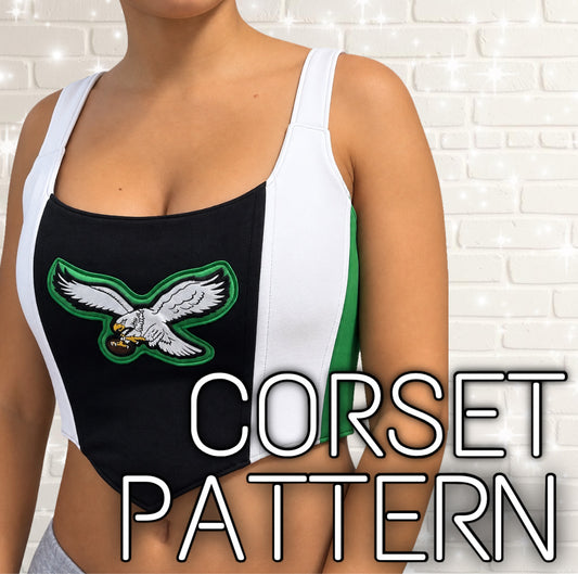 Corset With Straps Pattern